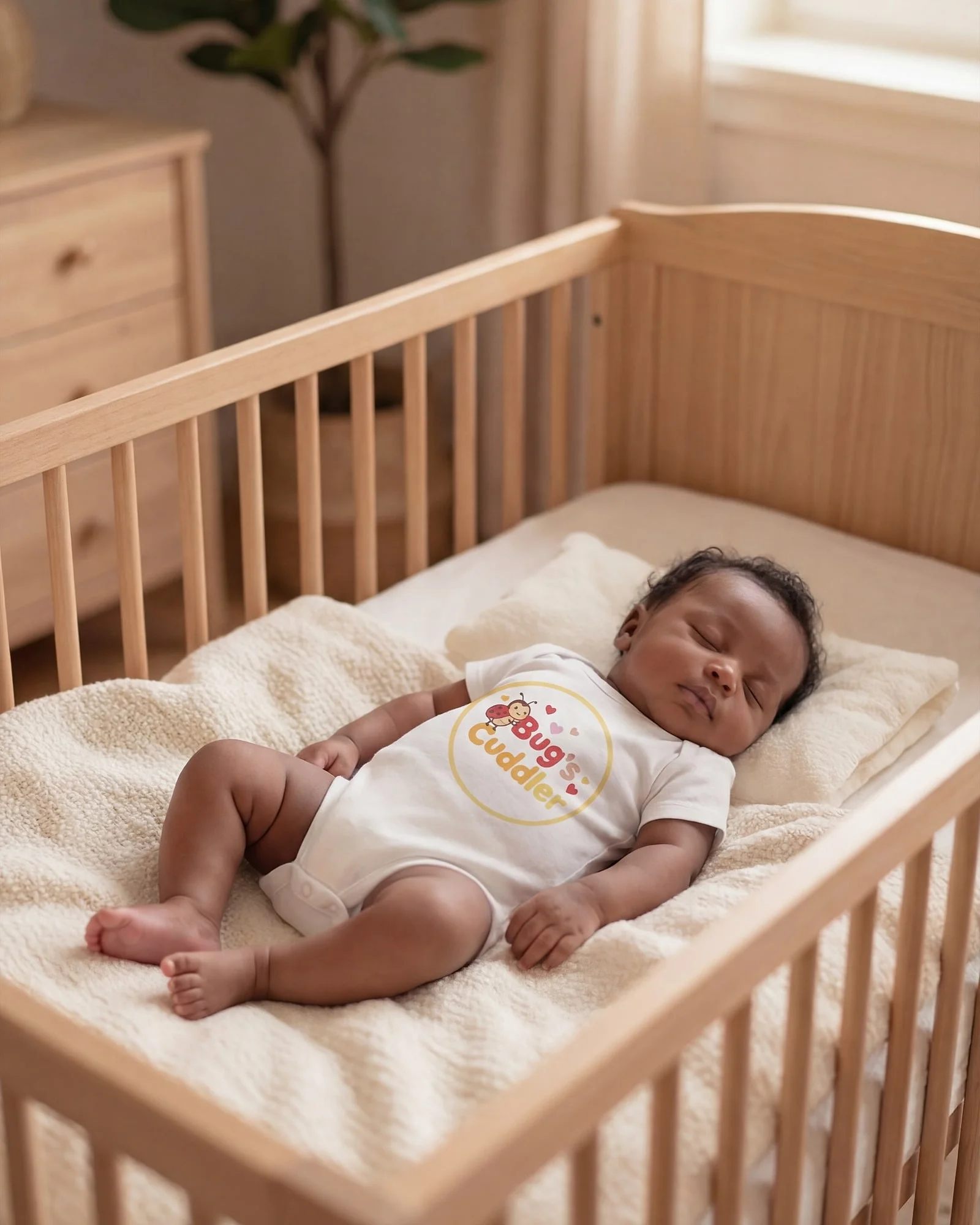 Cuddle Bug Onesie worn by a baby
